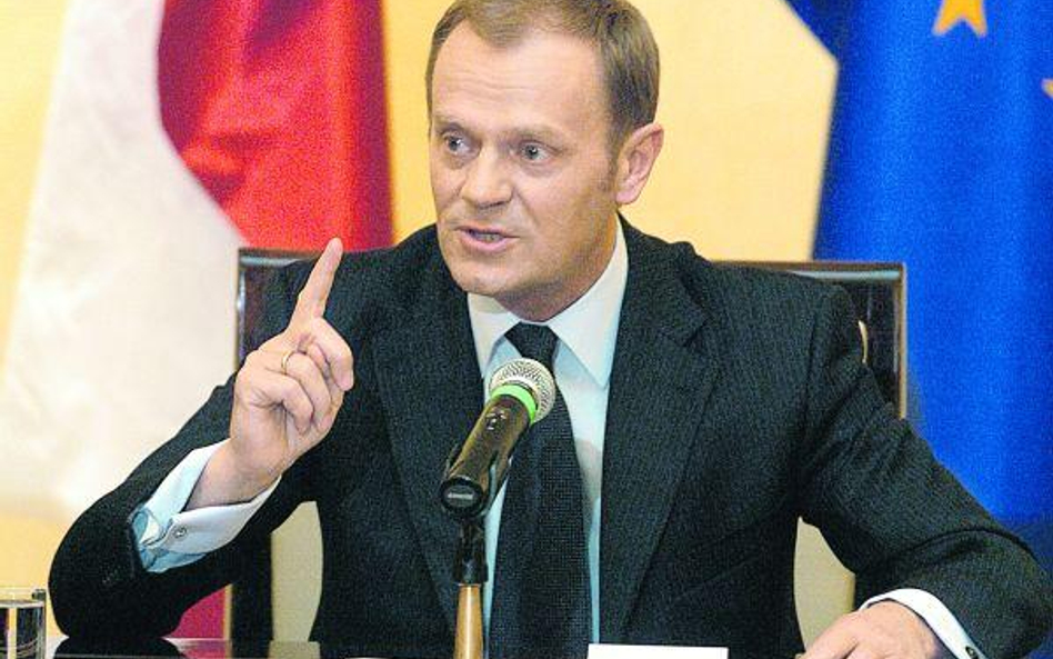 Premier Donald Tusk uważa, że raport agencji Fitch jest raczej prognozą polityczną, a nie rzetelną a