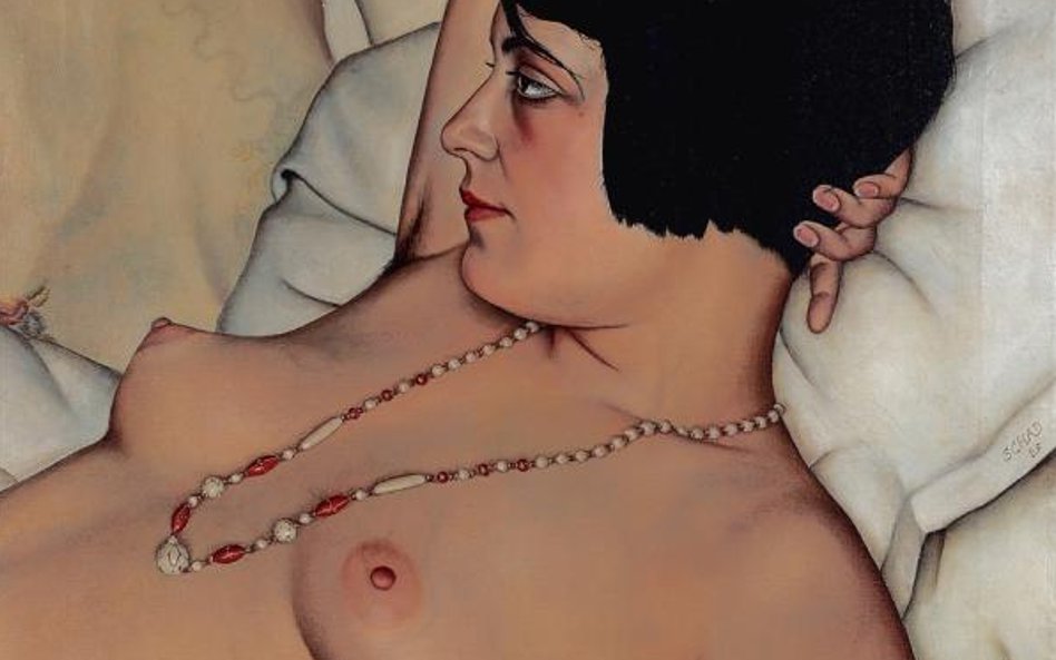 Christian Schad, „Półakt” (1929): nie ma dla człowieka innego pocieszenia