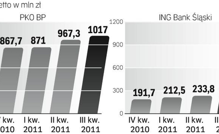 Wyniki Finansowe PKo BP i ING banku ślaskiego