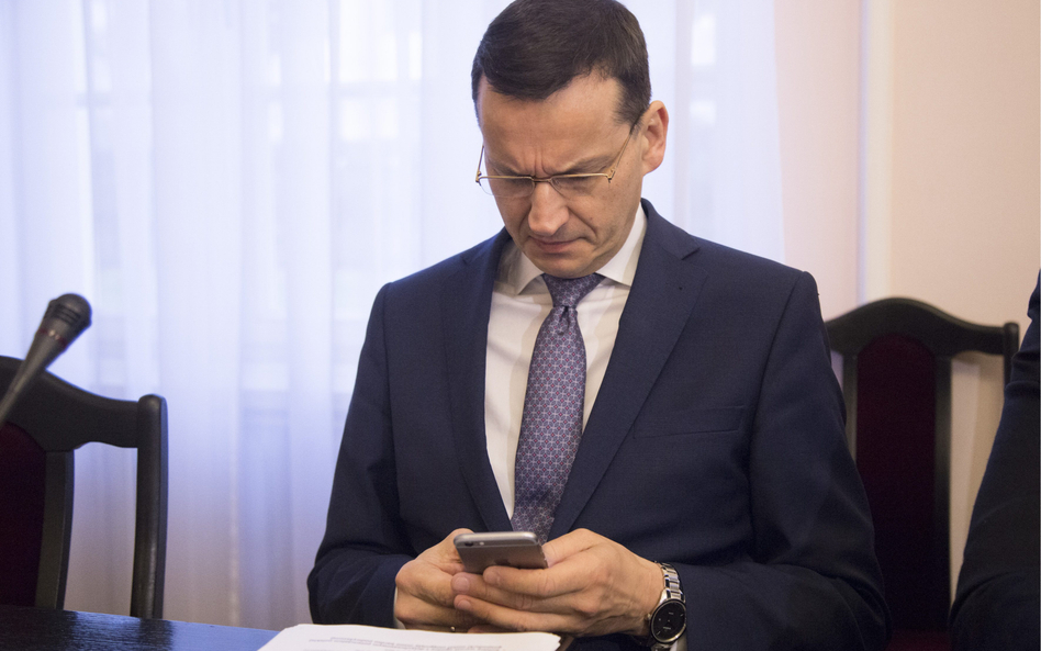 Mateusz Morawiecki uwielbia dialog za pomocą kominikatorów internetowych