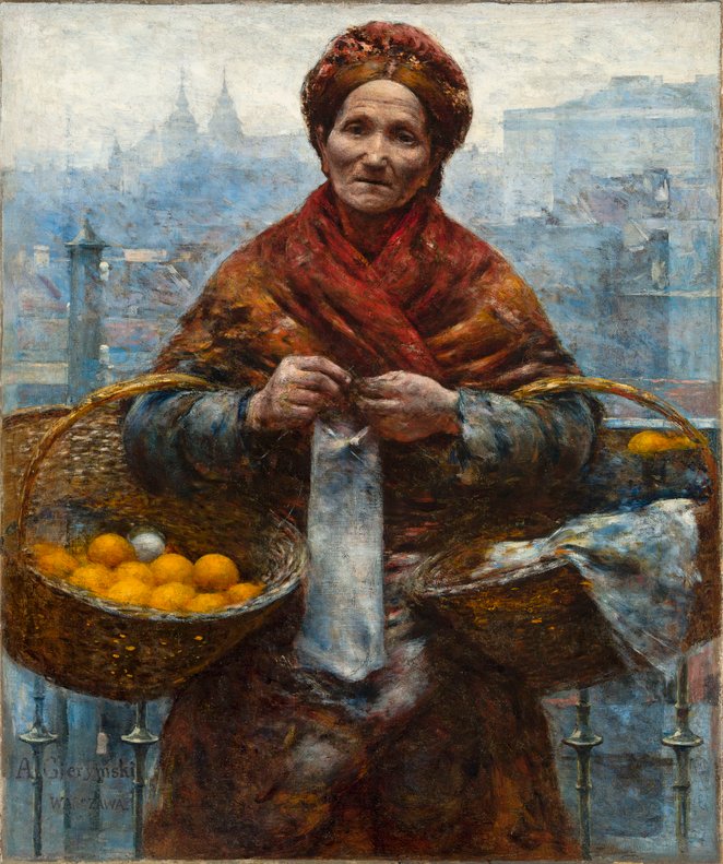Aleksander Gierymski "Żydówka z pomarańczami"