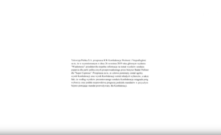 Wiadomości TVP1 przeprosiły Konfederację. Maczkiem