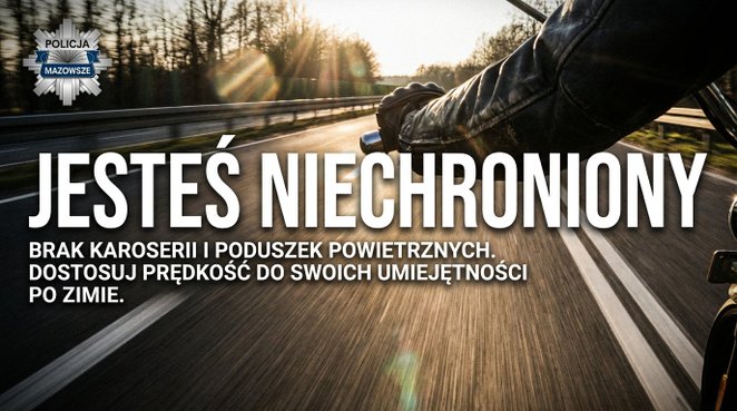 Motocykliści jako niechronieni uczestnicy ruchu powinni pamiętać, że w starciu z karoserią auta zaws