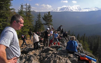 Tatry przeżywają oblężenie, korki na szlakach