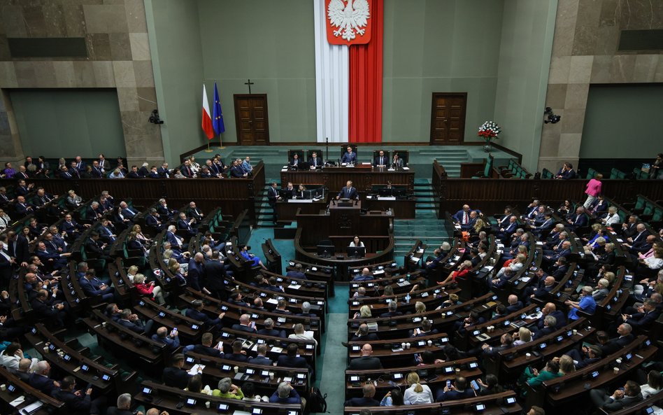 Giełda wsłuchana w obrady Sejmu