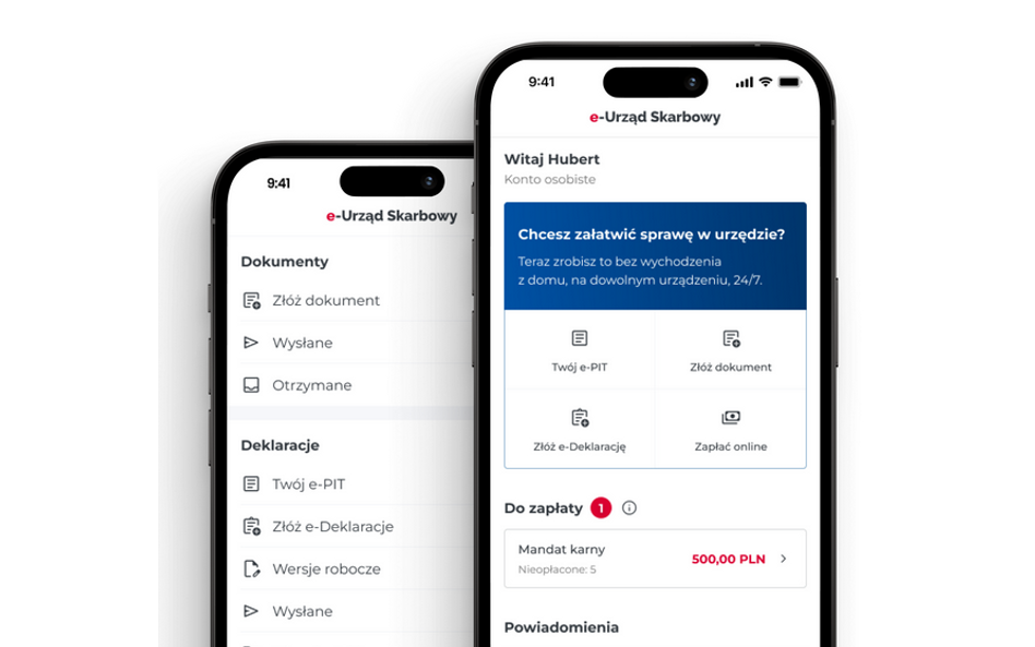 Aplikacja mobilna e-Urząd Skarbowy
