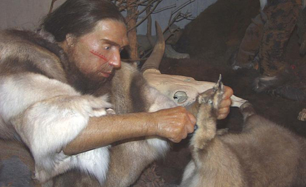 Rekonstrukcja neandertalczyka. Fot. Ökologix