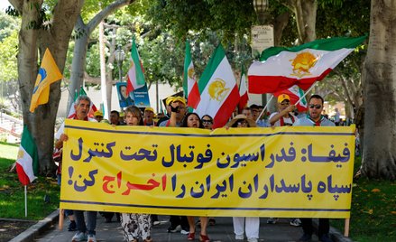 Demonstracja NCRI w Los Angeles