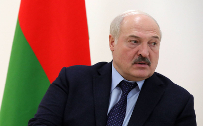 Aleksander Łukaszenko podczas spotkania z Putinem, 12 kwietnia 2022