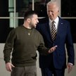 Prezydent Ukrainy Wołodymyr Zełenski podczas rozmowy z prezydentem USA Joe Bidenem