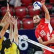 Bartłomiej Bołądź w akcji podczas mezczu Polska-Ukraina grupy B mistrzostw Europy siatkarzy