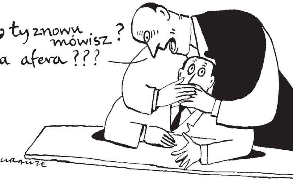 Komentarz rysunkowy. Jaka afera?