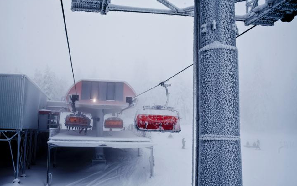 Wyciąg w Zieleńcu, należący do firmy Winterpol