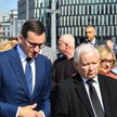 Premier Mateusz Morawiecki i wicepremier, prezes PiS Jarosław Kaczyński