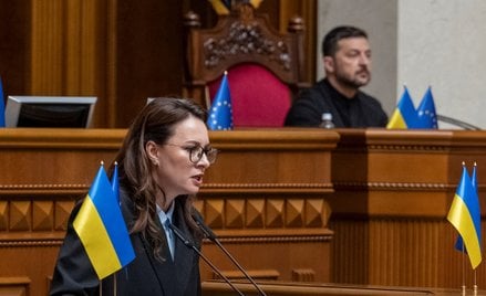 Premier Julia Swyrydenko i prezydent Wołodymyr Zełenski