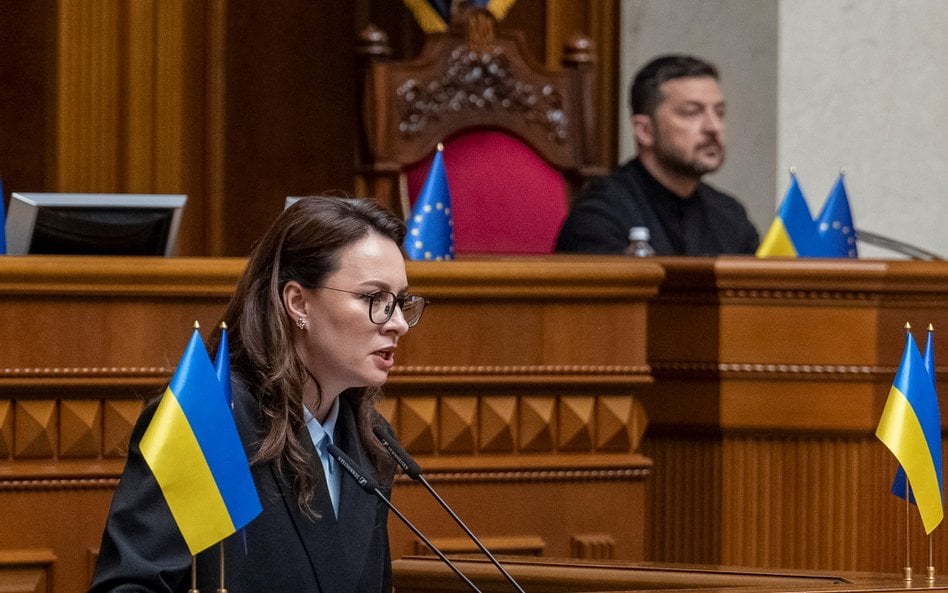Premier Julia Swyrydenko i prezydent Wołodymyr Zełenski