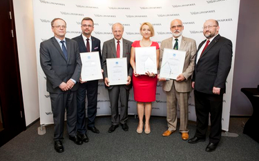 Patroni i laureaci Rankingu (od lewej) prof. Leszek Sirko, Wiceminister Ministerstwo Nauki i Szkolni