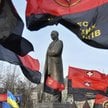 Pomnik Stepana Bandery, przywódcy Organizacji Ukraińskich Nacjonalistów, we Lwowie