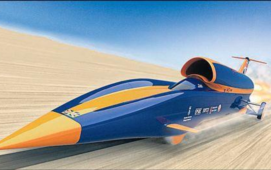 Bloodhound pomknie z prędkością 1690 km/godz. Jeżeli wszystko pójdzie dobrze, próba odbędzie się w r