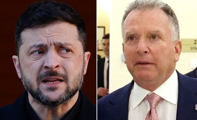 Wołodymyr Zełenski i Steve Witkoff