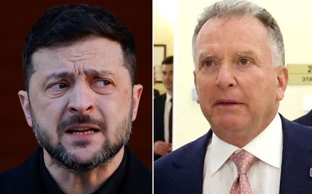 Wołodymyr Zełenski i Steve Witkoff