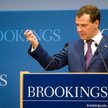 Dmitrij Miedwiediew podczas przemówienia w Waszyngtonie