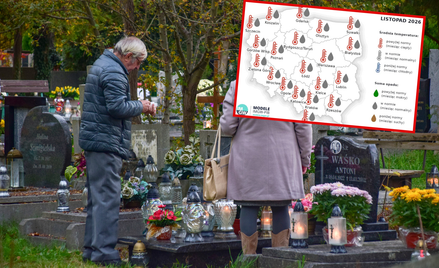 We Wszystkich Świętych może być cieplej niż zwykle, ale prognozy wskazują również na ryzyko deszczu