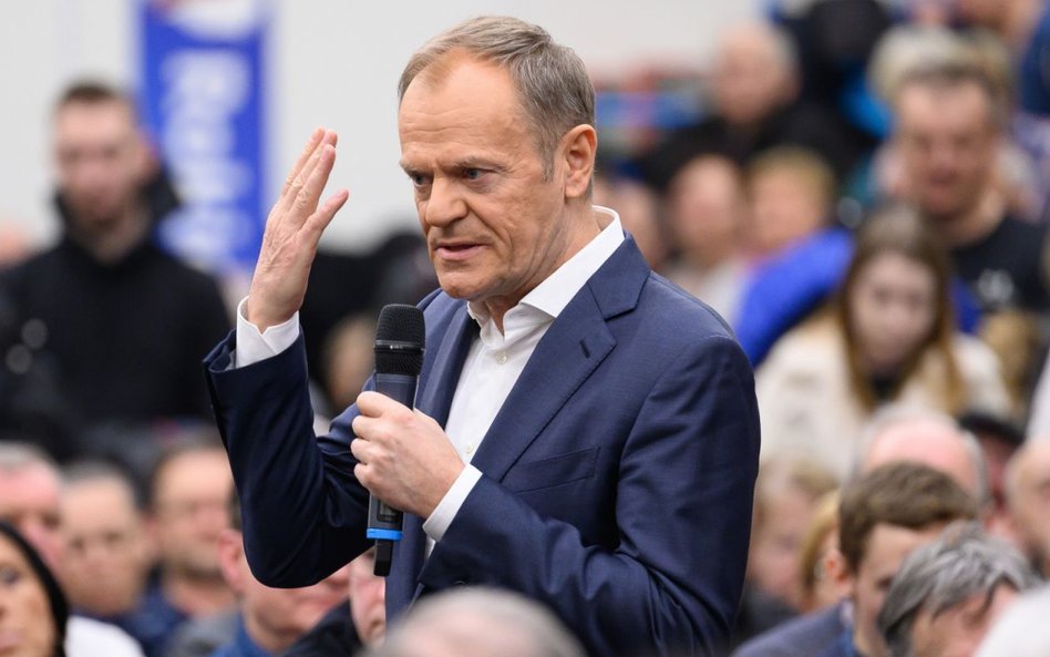 Donald Tusk w Rokietnicy