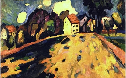 Obraz Kandinsky'ego wystawiony na sprzedaż.