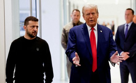 Wołodymyr Zełenski i Donald Trump