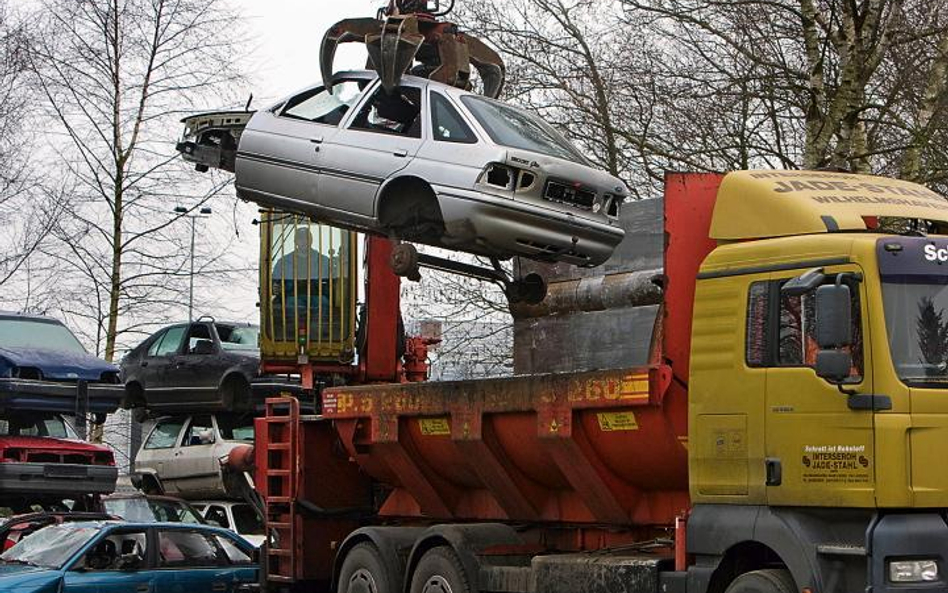 Za każde złomowane auto rząd niemiecki płaci 2,5 tys. euro