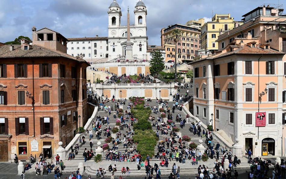 Schody Hiszpańskie w Rzymie