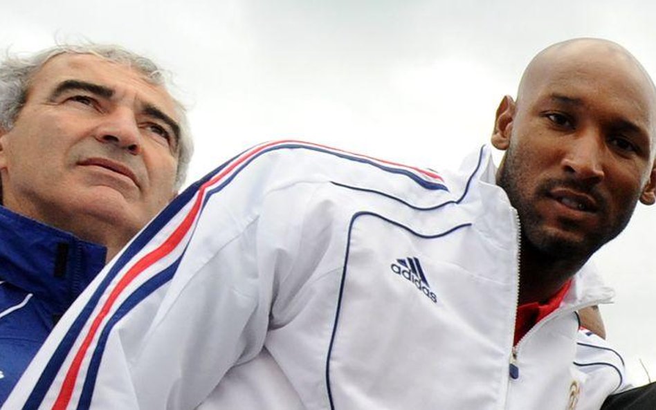 Raymond Domenech i Nicolas Anelka