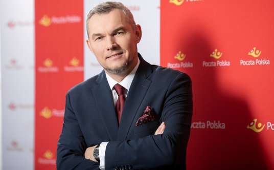 Krzysztof Falkowski, prezes Poczty Polskiej.