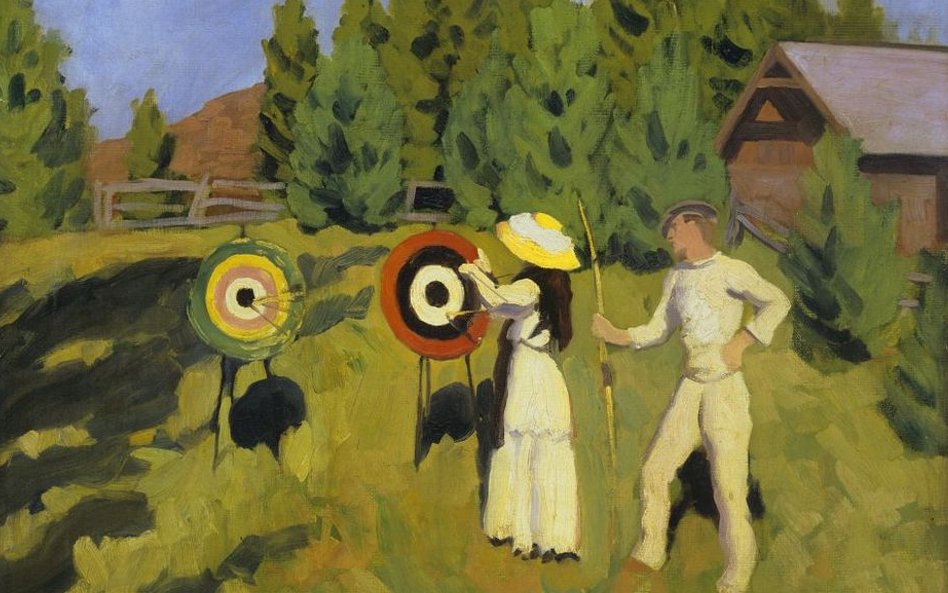 Károly Ferenczy (1862–1917), Łucznicy, 1911, olej, płótno, Węgierska Galeria Narodowa