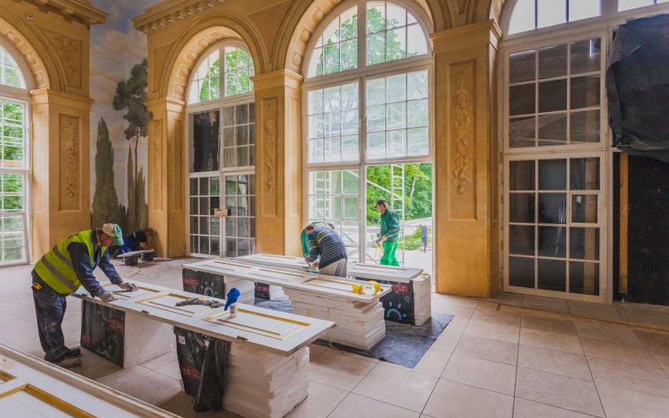 Stara Oranżeria - prace konserwatorskie