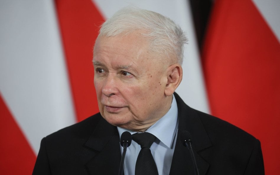 Prezes PiS Jarosław Kaczyński