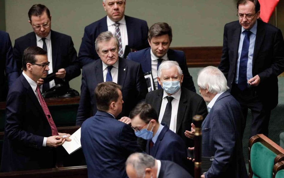 Jarosław Kaczyński w Sejmie