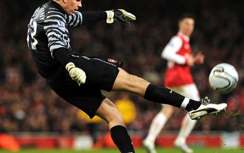 Wojciech Szczęsny w bramce Arsenalu Londyn