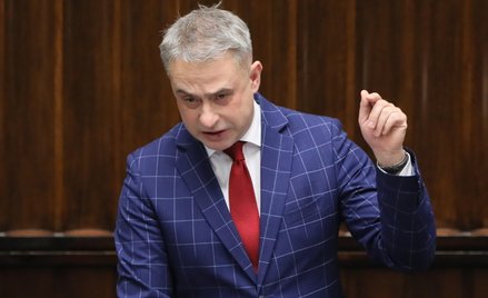 Poseł Lewicy Krzysztof Gawkowski na sali obrad Sejmu