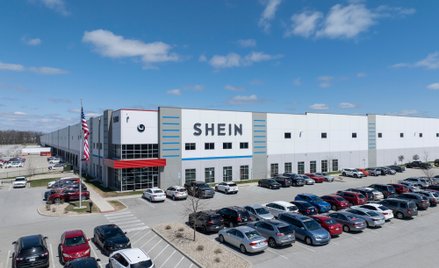 Centrum logistyczne Shein w Whitestown w amerykańskim stanie Indiana.