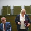 Warszawa, 09.08.2022. Pierwsza Prezes Sądu Najwyższego Małgorzata Manowska i prezes Sądu Najwyższego
