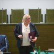 Warszawa, 09.08.2022. Pierwsza Prezes Sądu Najwyższego Małgorzata Manowska (P) i prezes Sądu Najwyżs