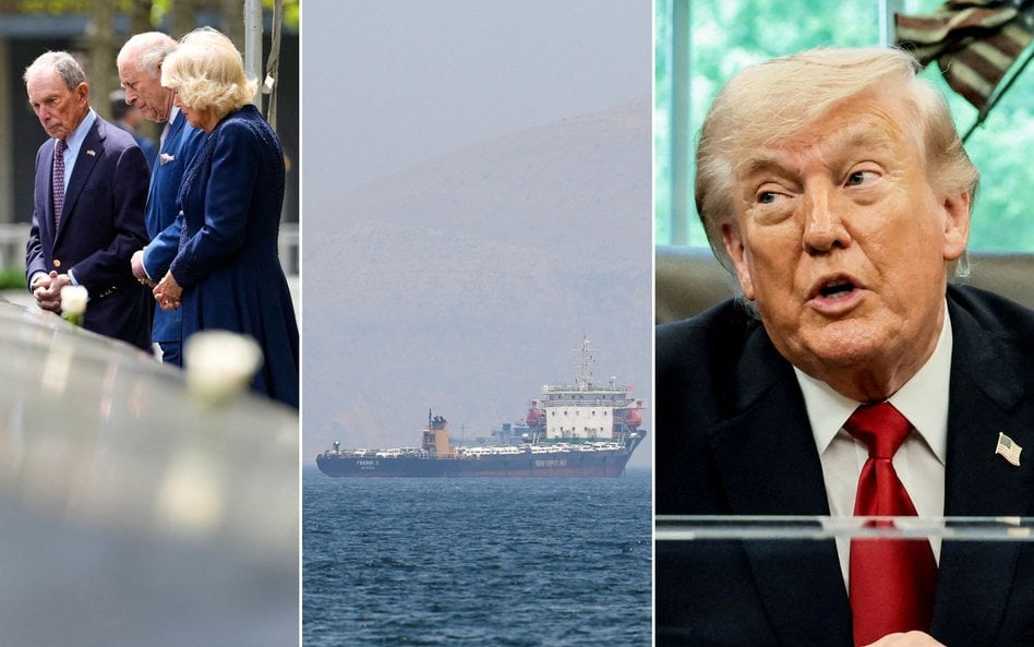 Król Karol III oddał w Nowym Jorku hołd ofiarom ataku z 11 września; USA budują koalicję, by odbloko