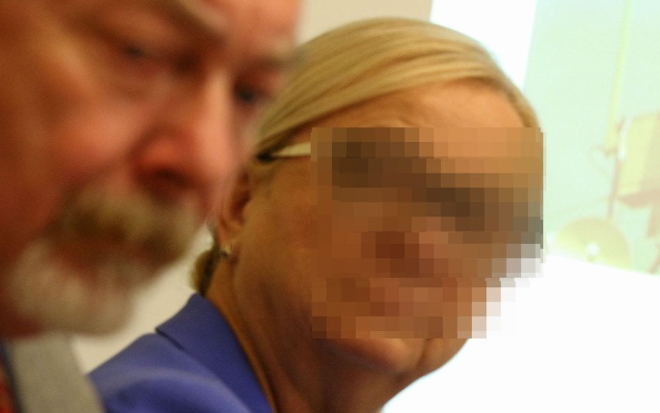 Były prezydent Krakowa Jacek Majchrowski (L) i była zastępca prezydenta ds. rozwoju miasta Krakowa E