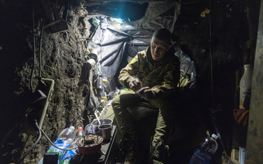 Ukraińscy żołnierze na froncie potrzebują energetyków