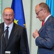 Prezydent Ilham Alijew i kanclerz Friedrich Merz
