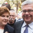 Beata Szydło i Stanisław Karczewski