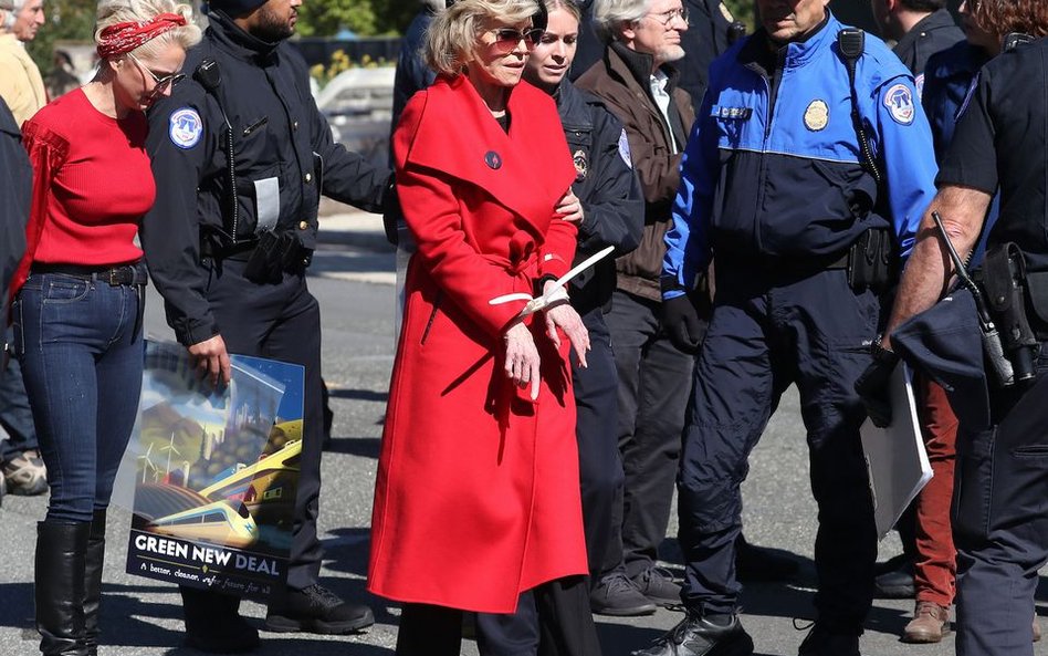 Jane Fonda znów aresztowana. Za udział w proteście