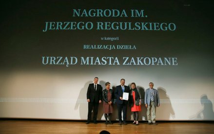 Laureat Nagrody im. Jerzego Regulskiego w kategorii „Realizacja dzieła” – Urząd Miasta Zakopane.
